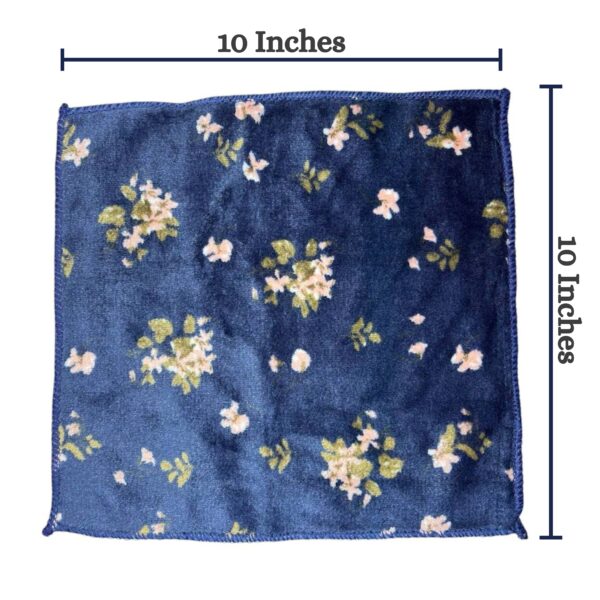 Vintage Floral Cotton Handkerchief Set – Romantic Collection - Image 5