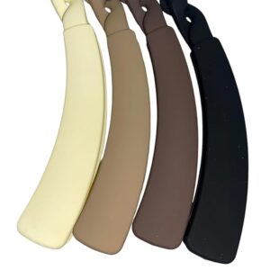 Matte Banana Hair Clip Set – 4 Pcs