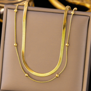 Titan Snake Chain Combo |  18k Gold Plated - Anti Tarnish
