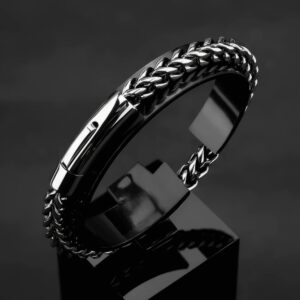 Silver Braided Bracelet