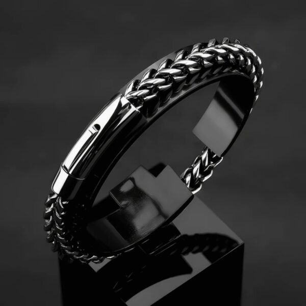 Silver Braided Bracelet