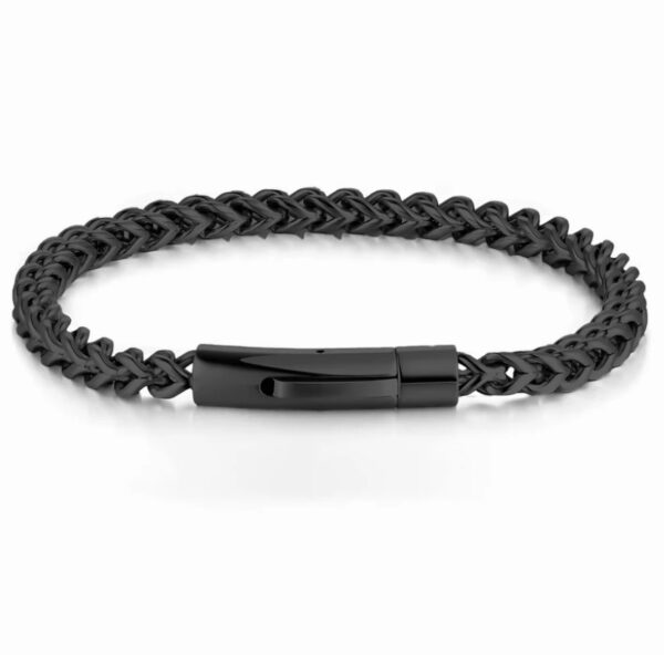 Black Braided Bracelet - Image 6