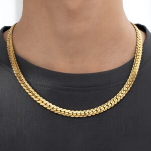 Men’s Gold-Plated Cuban Chain – Stylish & Trendy Neck Chain