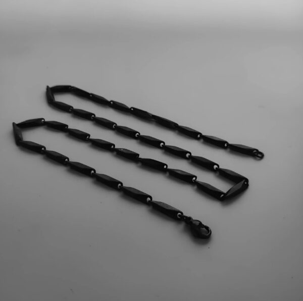 Men’s Black Rice Chain – Stylish Singapore Style - Image 3
