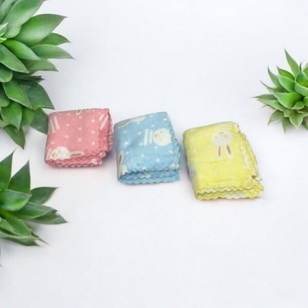 Cute Bunny Printed Microfiber Handkerchiefs for Kids - Image 3