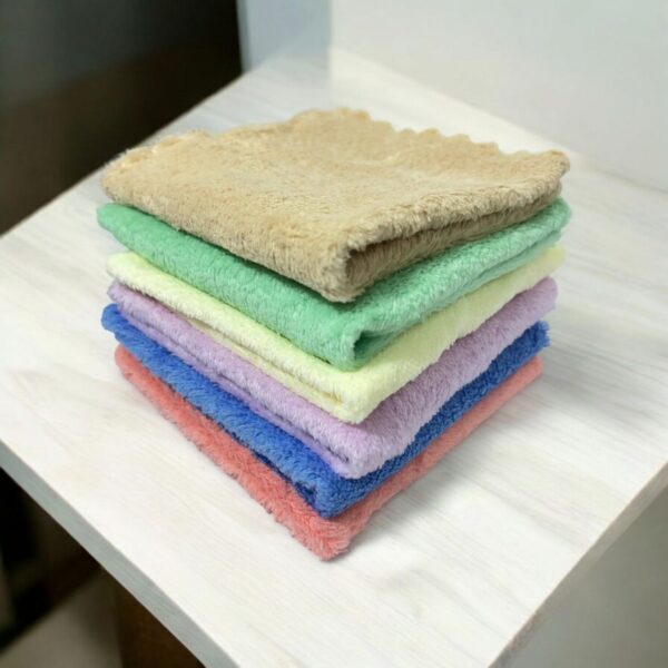 Pastel Plush Microfiber Handkerchief Set - Image 2