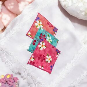 BloomWipe Microfiber Hanky Set – 3-Piece Floral Softness Collection