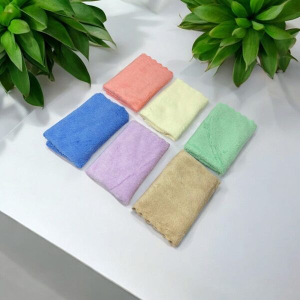 Pastel Plush Microfiber Handkerchief Set - Image 3