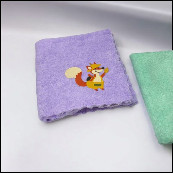 Cartoon-Printed Microfiber Handkerchiefs - Image 7