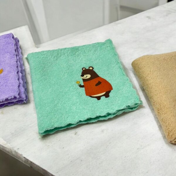 Cartoon-Printed Microfiber Handkerchiefs - Image 8
