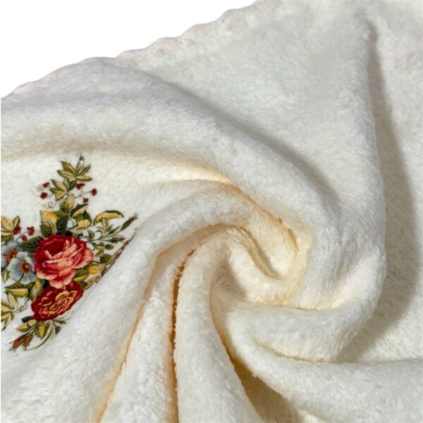 Flower Print Soft Cotton Handkerchief Set (4 Pieces) - Image 3