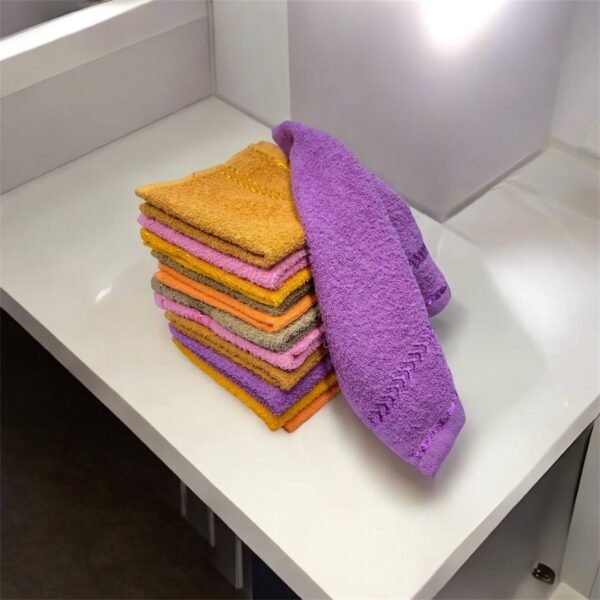 Vibrant Cotton Hand Towel Set (6 Pieces) - Image 7