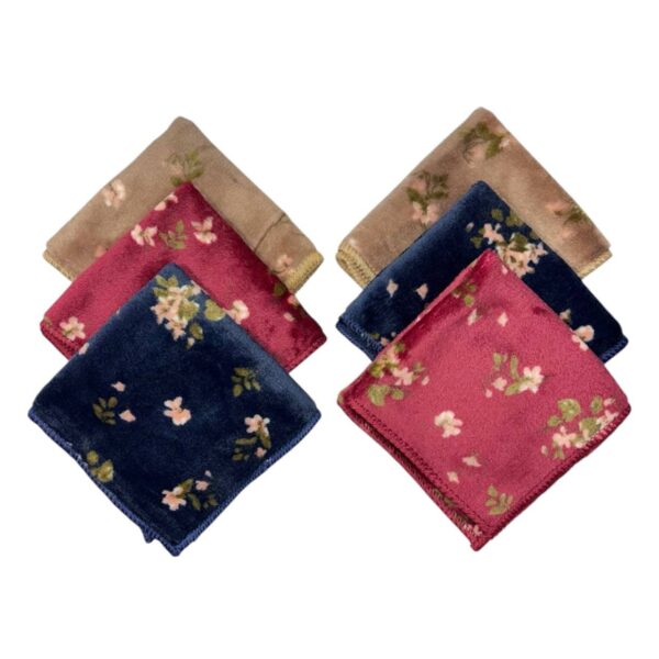 Vintage Floral Cotton Handkerchief Set – Romantic Collection - Image 6