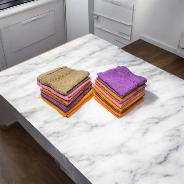 Vibrant Cotton Hand Towel Set (6 Pieces) - Image 5