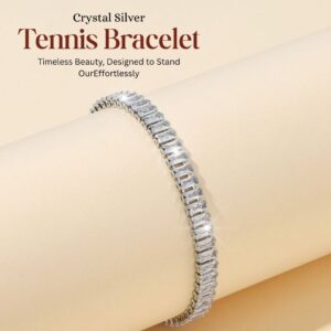 Rectangular Tennis Bracelet