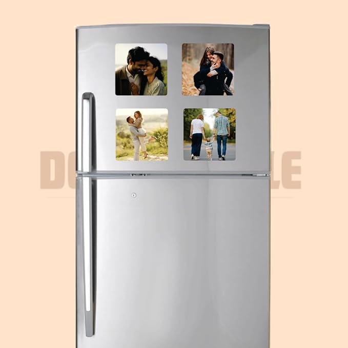 Customised Square Photo Fridge Magnet 50×50mm | Personalised Gift - Image 3