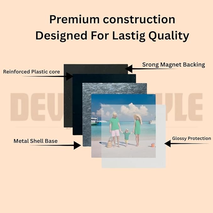 Customised Square Photo Fridge Magnet 50×50mm | Personalised Gift - Image 5